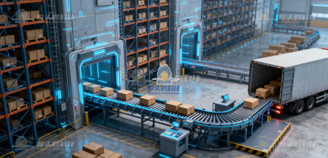 สายพานลำเลียงตรงสู่พื้นที่จัดส่ง สายพานลำเลียงตรงสู่พื้นที่จัดส่ง