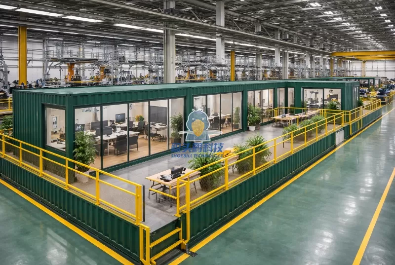 นวัตกรรมแบบบูรณาการในการวางแผนพื้นที่สำนักงานคอนเทนเนอร์และการจัดการในสถานที่