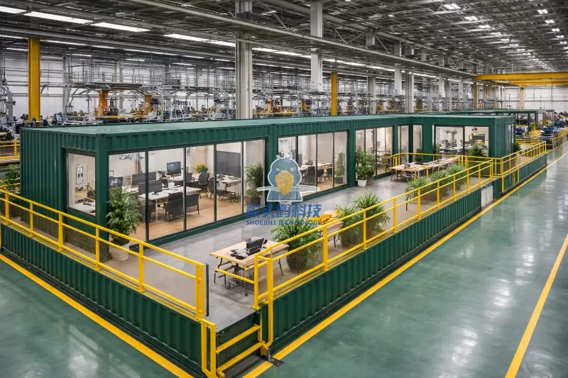 การวางแผนพื้นที่สำนักงานคอนเทนเนอร์